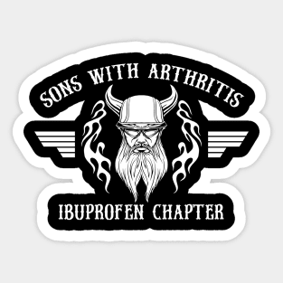 Sons With Arthritis Ibuprofen Chapter Sticker